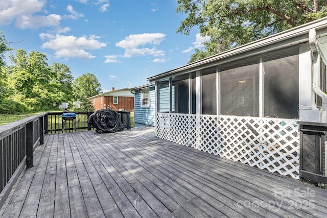 875 Marys Grove Rd, Cherryville, NC 28021 - deck with a sunroom