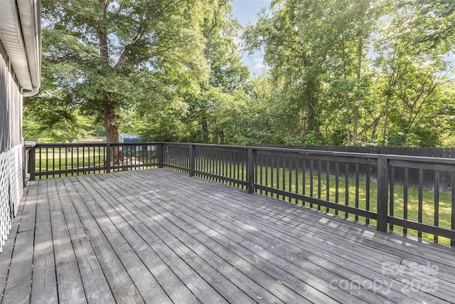 875 Marys Grove Rd, Cherryville, NC 28021 - wooden terrace with a fenced backyard