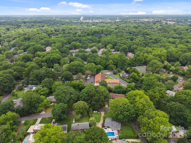 4106 Castlewood Rd, Charlotte, NC 28209 - bird's eye view of a heavily wooded area