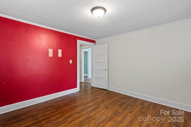 24515 Saint Martin Rd, Albemarle, NC 28001 - unfurnished room featuring wood finished floors, baseboards, and ornamental molding