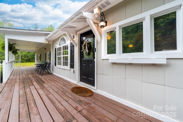 3716 Hamilton Dr, Gastonia, NC 28052 - view of wooden terrace