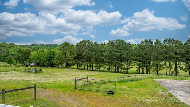 view of home's community with a view of rural / pastoral area