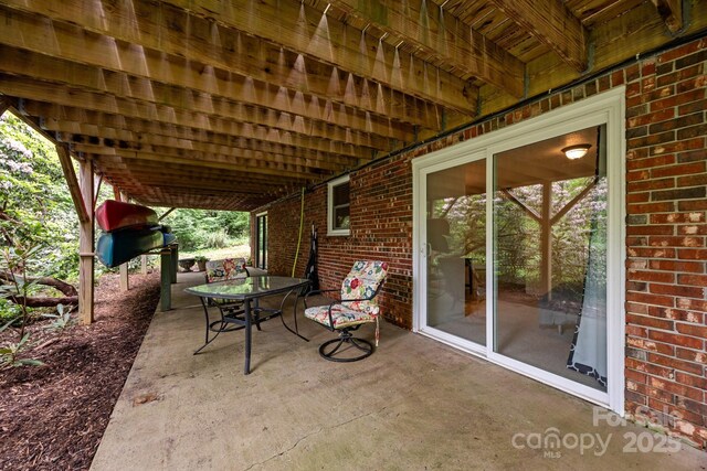 931 Indian Hill Rd, Hendersonville, NC 28791 - view of patio / terrace featuring outdoor dining area
