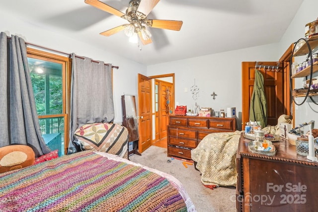 8504 Knollwood Cir, Charlotte, NC 28213 - bedroom featuring light colored carpet and ceiling fan