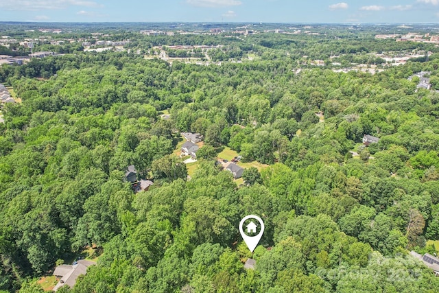 8504 Knollwood Cir, Charlotte, NC 28213 - aerial view of a forest