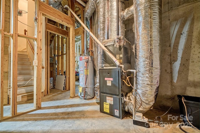 5826 Natoma Rd, Lake Wylie, SC 29710 - utility room with gas water heater