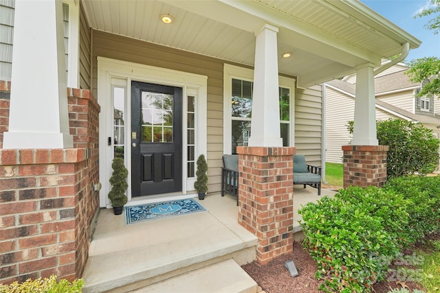 5812 Dinsmore Ln, Belmont, NC 28012 - property entrance with covered porch