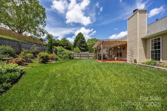 296 Planters Creek Rd, Fletcher, NC 28732 - view of yard featuring a pergola and a patio