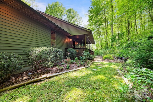 81 Corbin Shady Ln, Waynesville, NC 28785 - view of yard