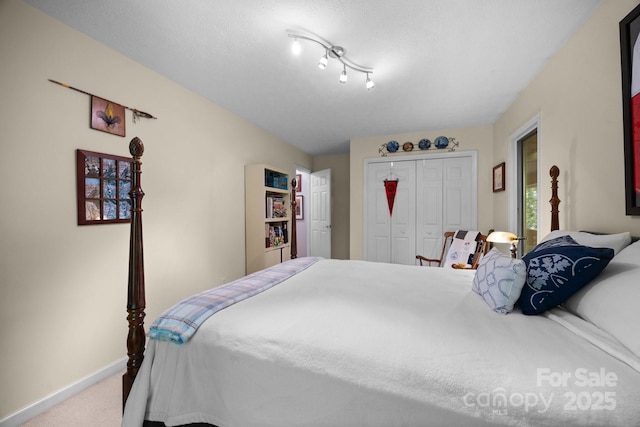81 Corbin Shady Ln, Waynesville, NC 28785 - bedroom with carpet floors, a closet, and baseboards