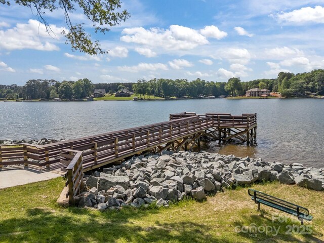 104 Golden Bell Ct, Mooresville, NC 28117 - dock with a water view