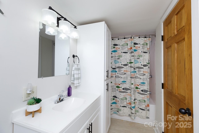 118 Sunset Dr, Clover, SC 29710 - bathroom featuring vanity and shower / bath combo