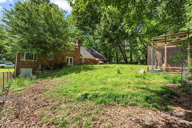 2701 Castes Dr, Pfafftown, NC 27040 - view of yard featuring fence