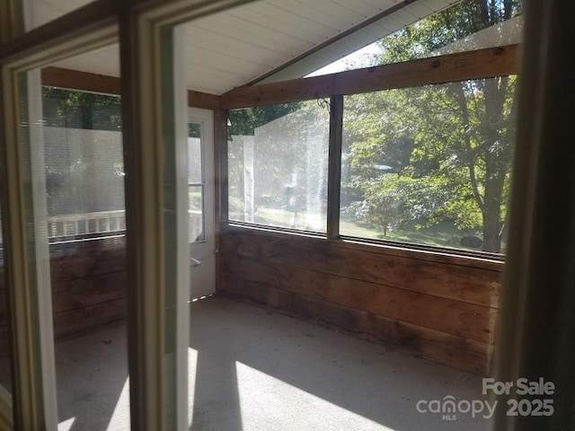 616/620 Pole Miller Ext, Brevard, NC 28712 - unfurnished sunroom featuring lofted ceiling