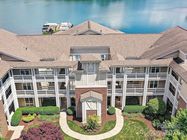 view of property featuring a water view