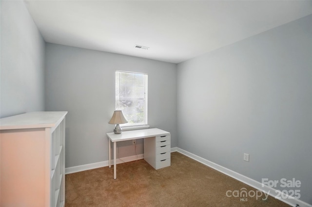 8014 Sherington Way, Charlotte, NC 28227 - home office featuring carpet and baseboards