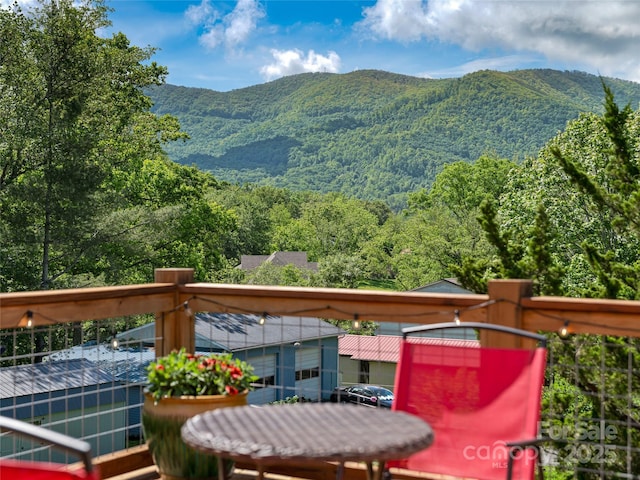 143 Mountain Crest Rd, Swannanoa, NC 28778 - mountain view featuring a forest