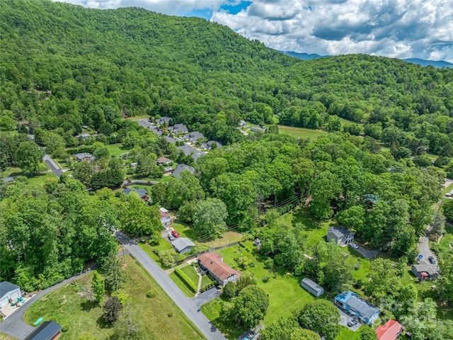 143 Mountain Crest Rd, Swannanoa, NC 28778 - aerial view of a heavily wooded area