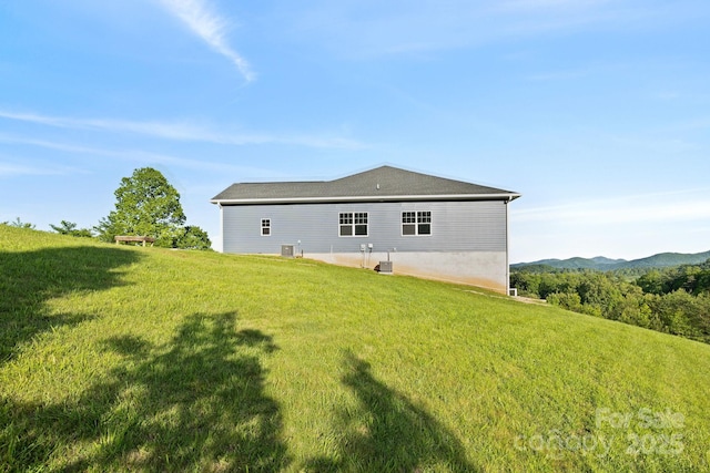 505 Sky Ridge Dr Unit 57, Leicester, NC 28748 - back of property with a lawn and a mountain view