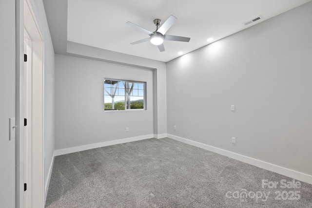 505 Sky Ridge Dr Unit 57, Leicester, NC 28748 - unfurnished bedroom featuring carpet flooring, baseboards, a ceiling fan, and recessed lighting