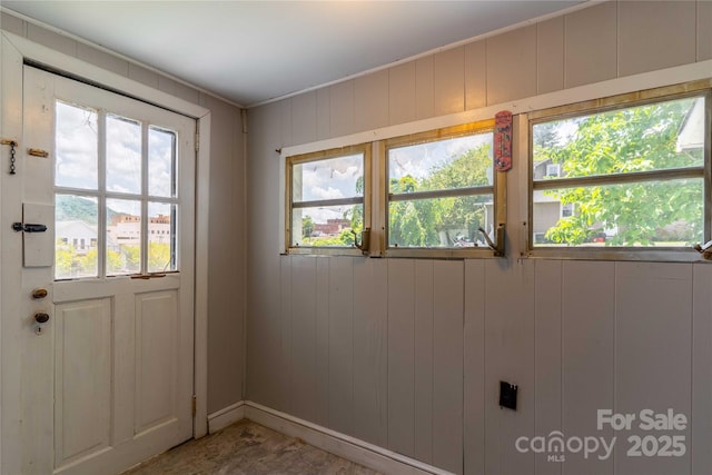 entryway featuring healthy amount of natural light