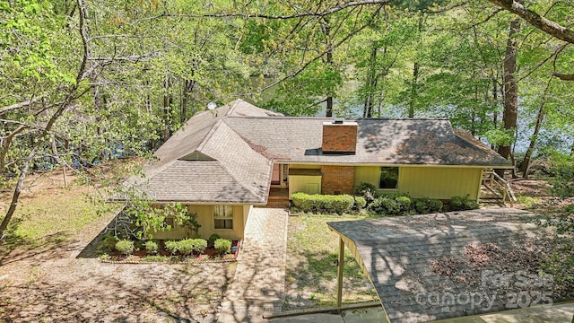334 Lakeview Cir, Lugoff, SC 29078 - view of subject property with a forest