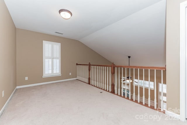 165 N Arcadian Way, Mooresville, NC 28117 - additional living space featuring vaulted ceiling, carpet flooring, and baseboards
