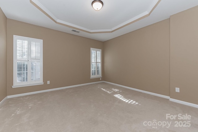 165 N Arcadian Way, Mooresville, NC 28117 - carpeted empty room with a tray ceiling, healthy amount of natural light, baseboards, and ornamental molding