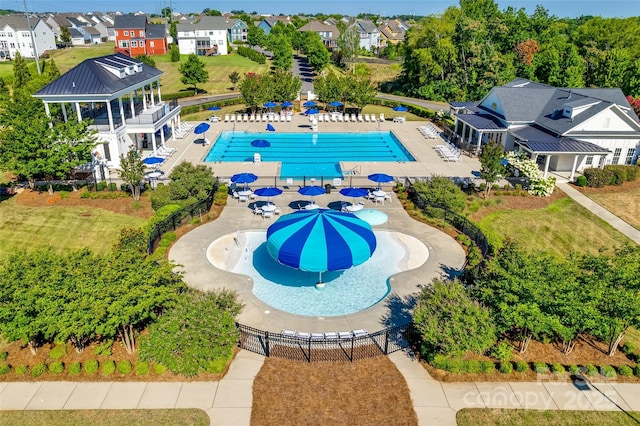 1033 Dorsey Dr, Fort Mill, SC 29715 - view of pool with a residential view
