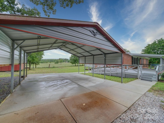 1155 Hasty Rd, Peachland, NC 28133 - view of parking with a detached carport