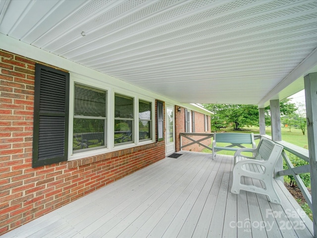 1155 Hasty Rd, Peachland, NC 28133 - wooden terrace with a porch