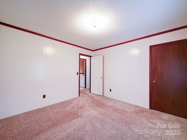 1155 Hasty Rd, Peachland, NC 28133 - unfurnished room featuring carpet, a textured ceiling, and crown molding
