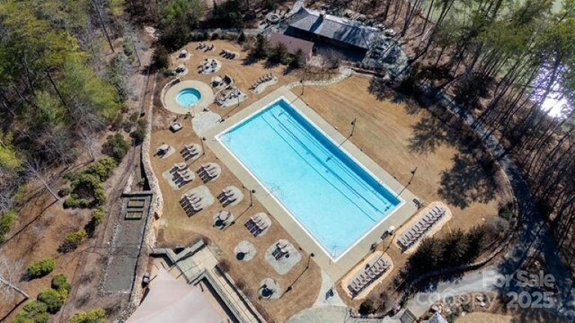 2775 Campbells Trce, Nebo, NC 28761 - bird's eye view of a pool