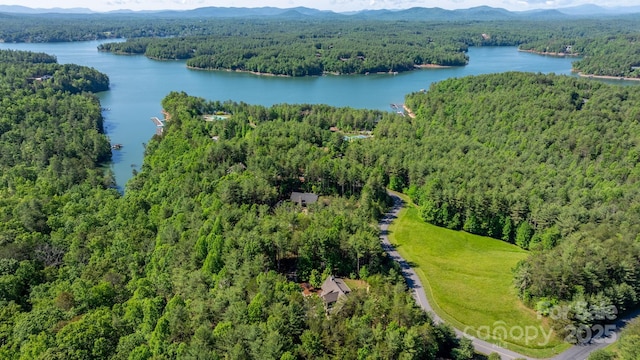 2775 Campbells Trce, Nebo, NC 28761 - bird's eye view of a water and mountain view
