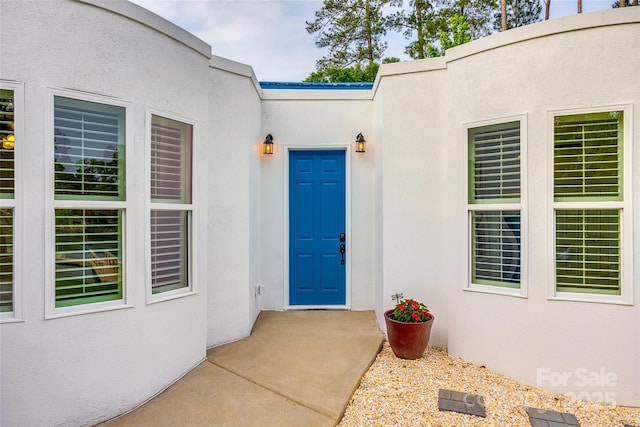 3911 Sandy Point Dr, York, SC 29745 - doorway to property featuring stucco siding