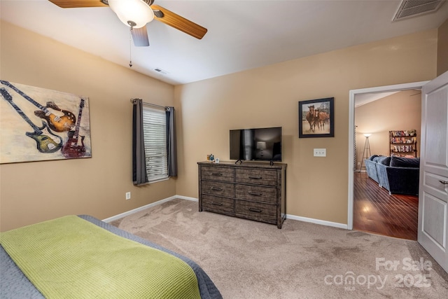 19539 Denae Lynn Dr, Cornelius, NC 28031 - bedroom featuring carpet, baseboards, and ceiling fan