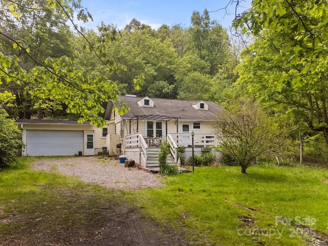3905 NC Highway 213, Marshall, NC 28753 - view of front of property featuring a deck