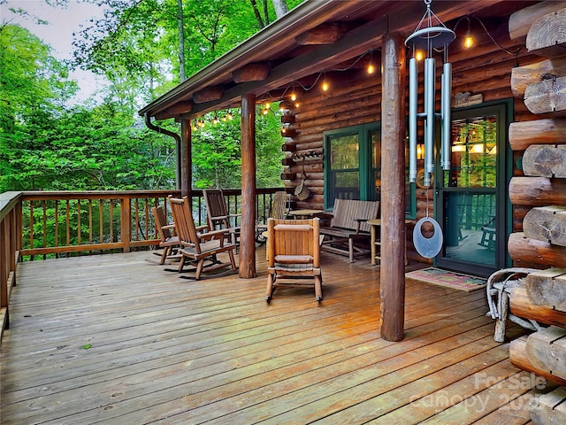 615 Sweetwater Rdg, Burnsville, NC 28714 - view of deck