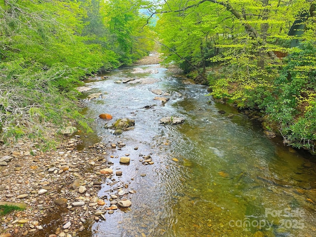 615 Sweetwater Rdg, Burnsville, NC 28714 - water view featuring a forest