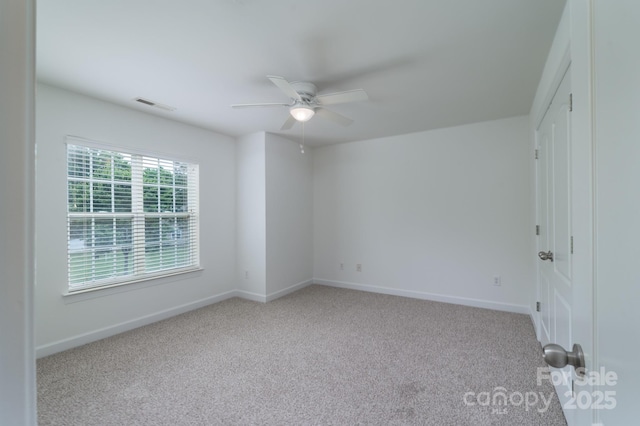 11945 Red Rust Ln, Charlotte, NC 28277 - unfurnished bedroom featuring carpet and a ceiling fan