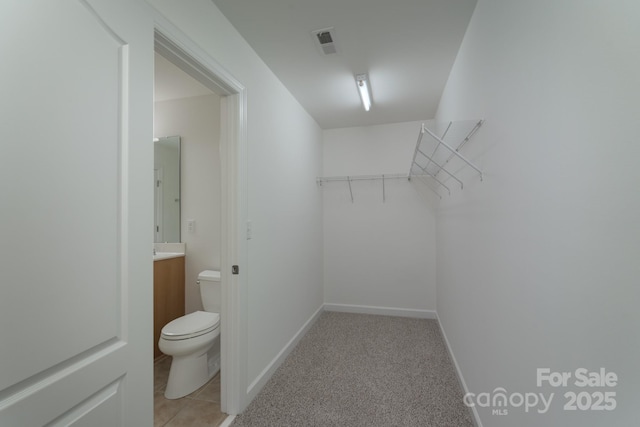 11945 Red Rust Ln, Charlotte, NC 28277 - walk in closet with light carpet