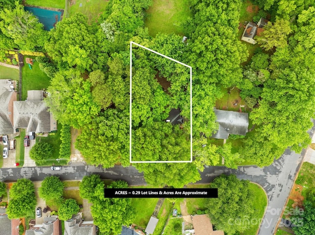 aerial overview of property's location with property boundaries highlighted