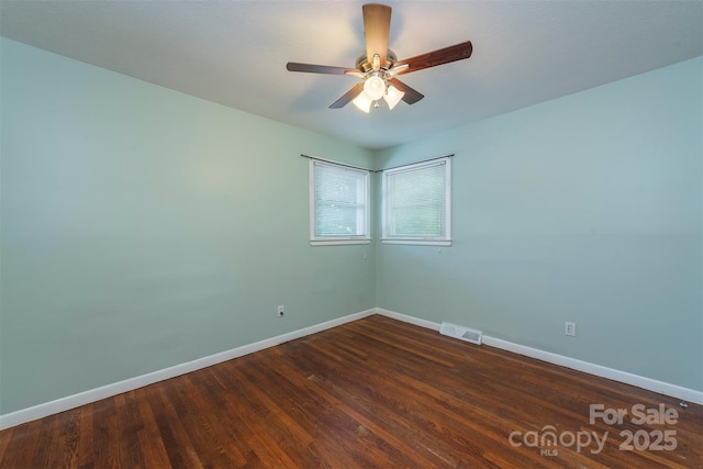 49 Jeffress Ave, Asheville, NC 28803 - unfurnished room featuring wood finished floors and ceiling fan