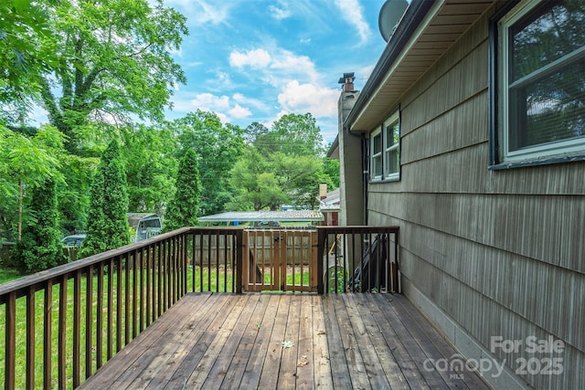 49 Jeffress Ave, Asheville, NC 28803 - wooden deck featuring a shed