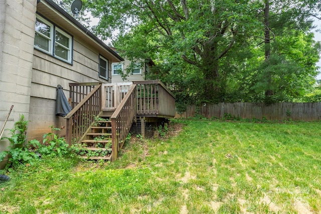49 Jeffress Ave, Asheville, NC 28803 - view of yard featuring stairs and a deck