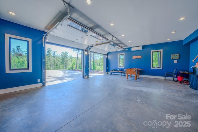 223 Linville View Dr, Nebo, NC 28761 - garage with recessed lighting and baseboards