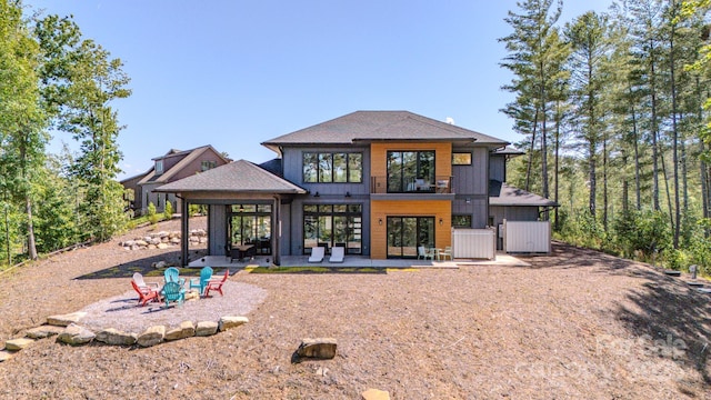 223 Linville View Dr, Nebo, NC 28761 - back of property featuring a patio