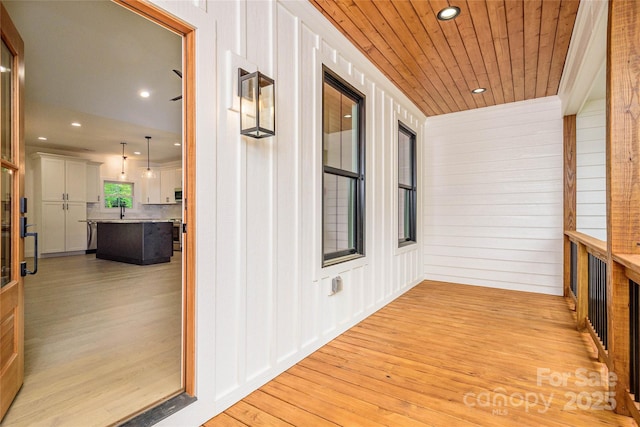 118 W Laurel Ln, Etowah, NC 28729 - hall with a sink