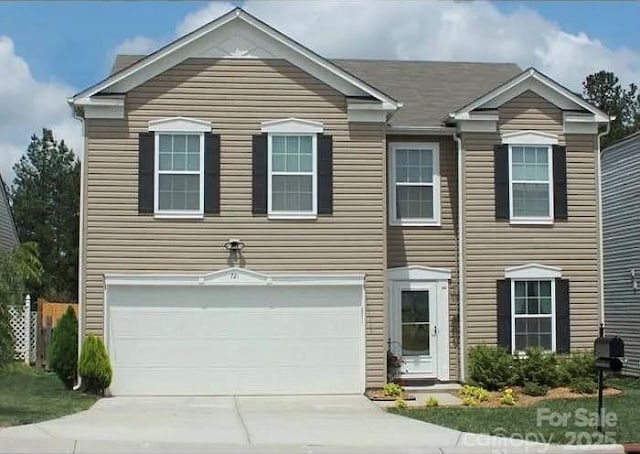 721 Nannyberry Ln, Concord, NC 28025 - view of front of home featuring an attached garage and driveway
