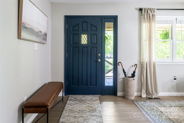 16 Royal Rdg, Clyde, NC 28721 - foyer featuring healthy amount of natural light, wood finished floors, and baseboards